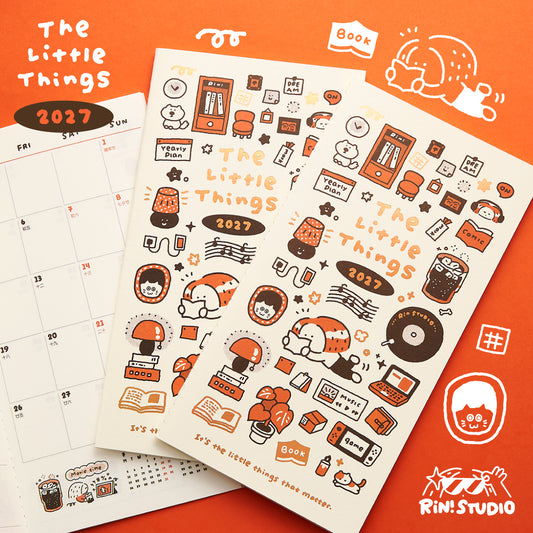 2027 Planner: TN size monthly Schedule Book - The Little Things - Pre Order