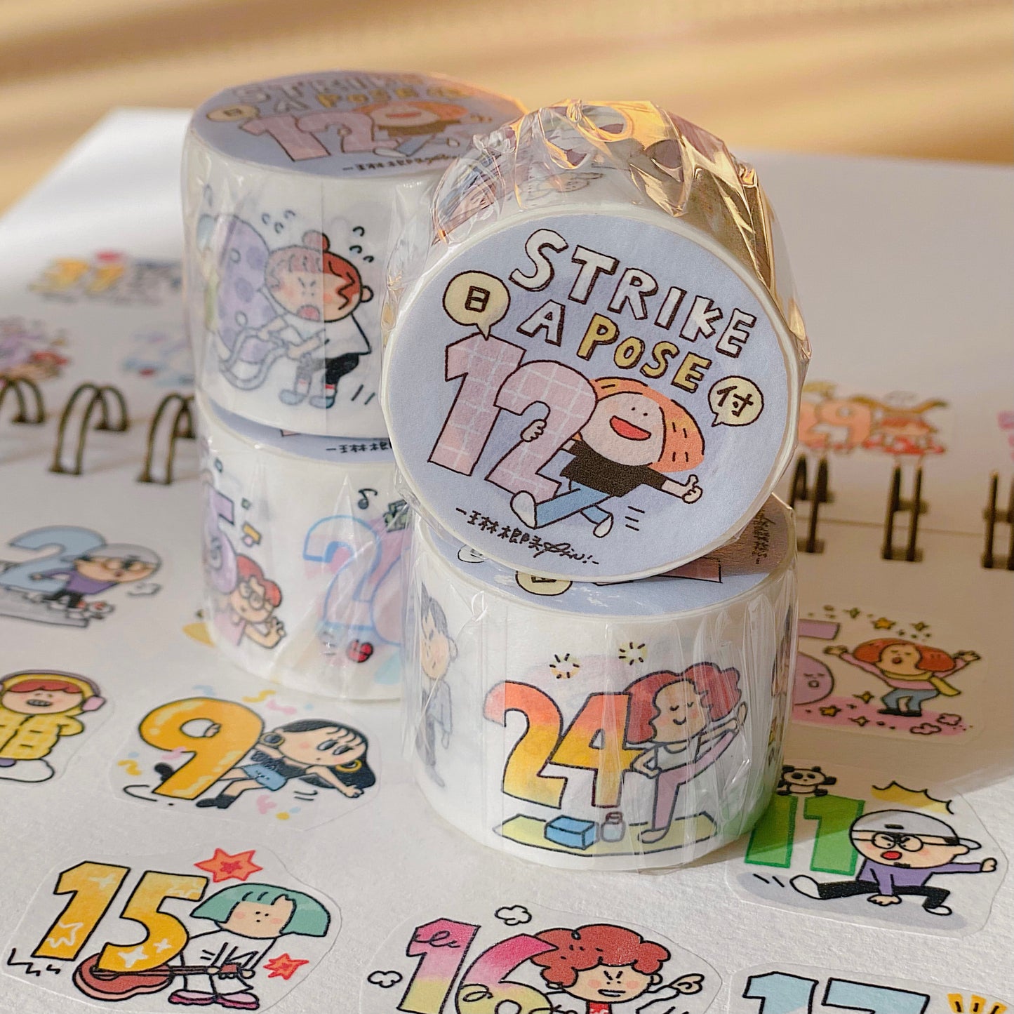Washi Tape - Strike a POSE | Number | Vol 4