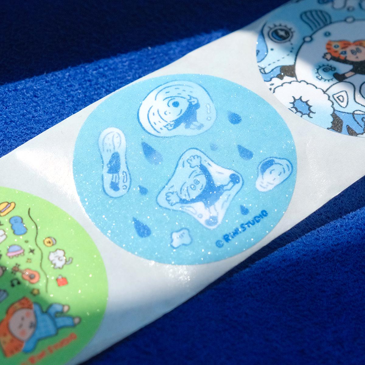 Washi Tape - Dream Round Seal | Round Seal Tape | Vol 46C