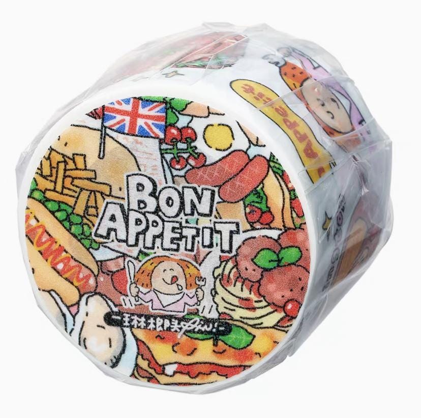 Bon Appetit Western Food Washi Tape - RiN Studio Vol. 11