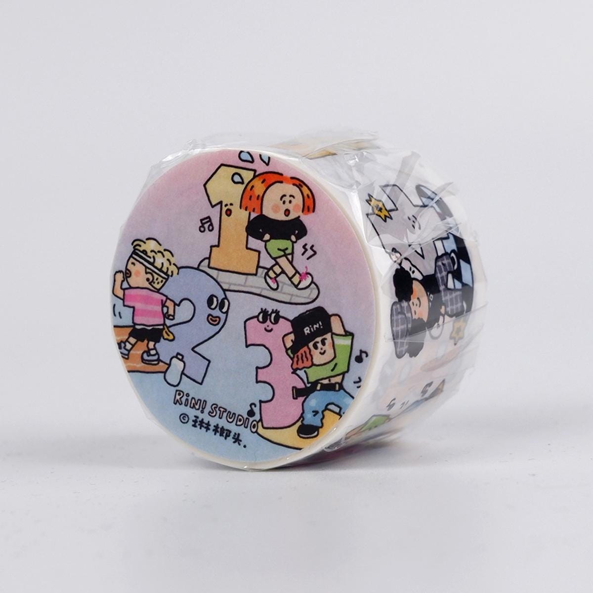 Dance Club Washi Tape: RiN Studio Kawaii Journaling Tape Vol. 22