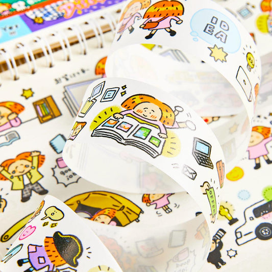 Shining Moments Washi Tape, Kawaii Journaling, Planner Decoration (30mm x 5m)
