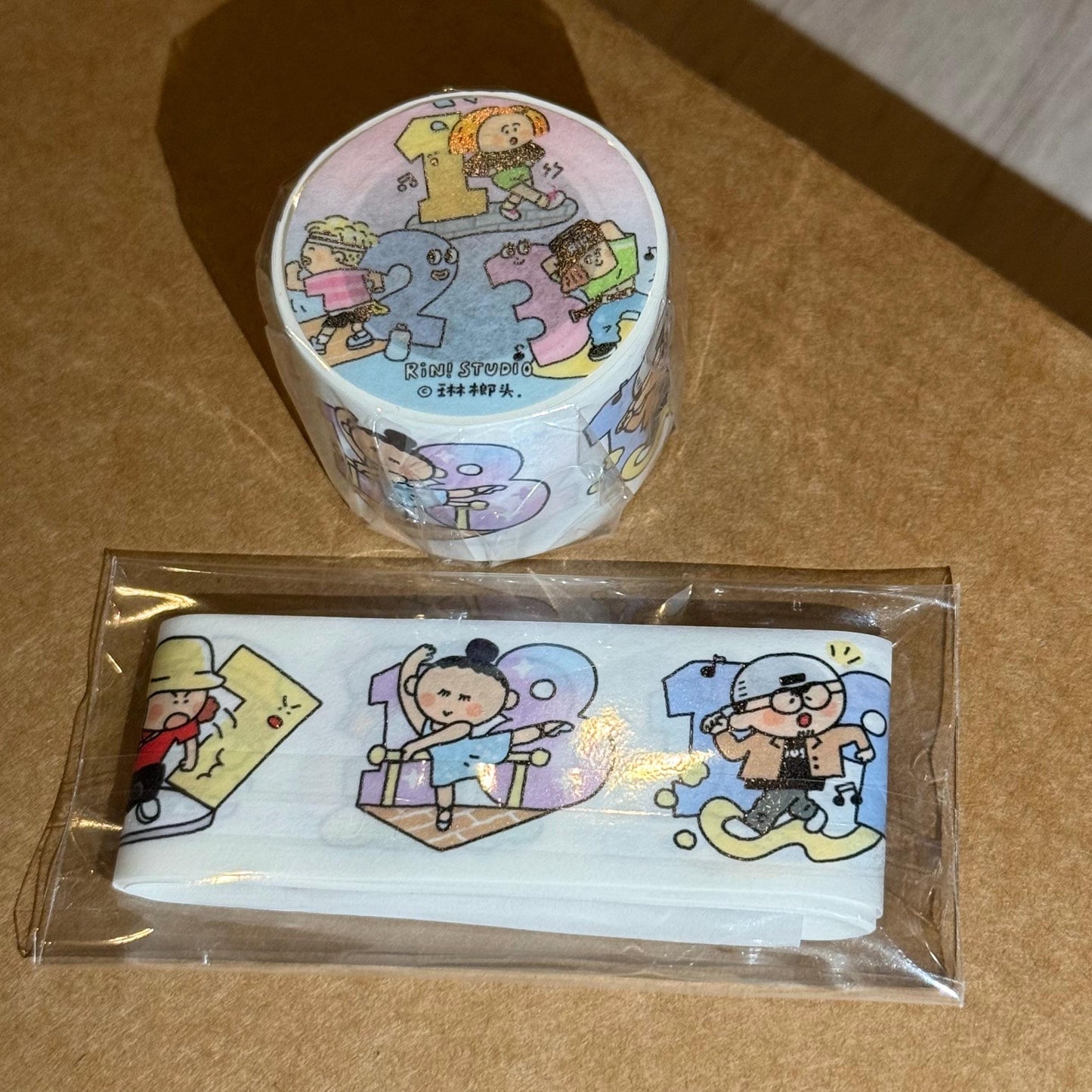 Dance Floor Washi Tape: RiN Studio Kawaii Journaling Tape Vol. 22