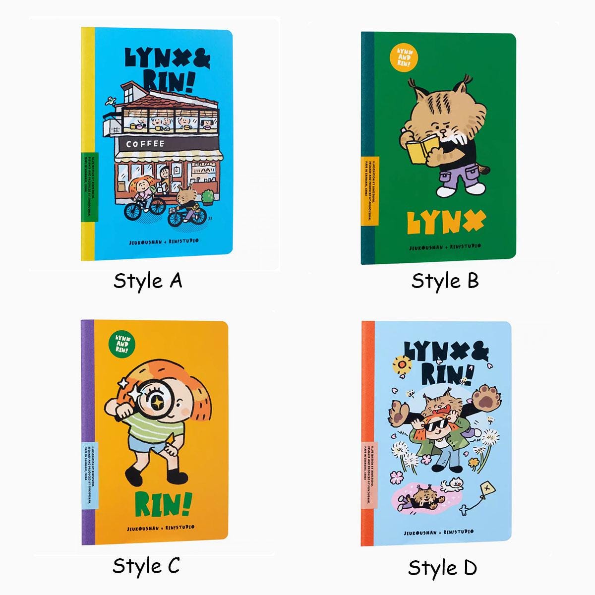 RiN Studio B6 Notebook: Illustrated Planner, Journal, Sketchbook