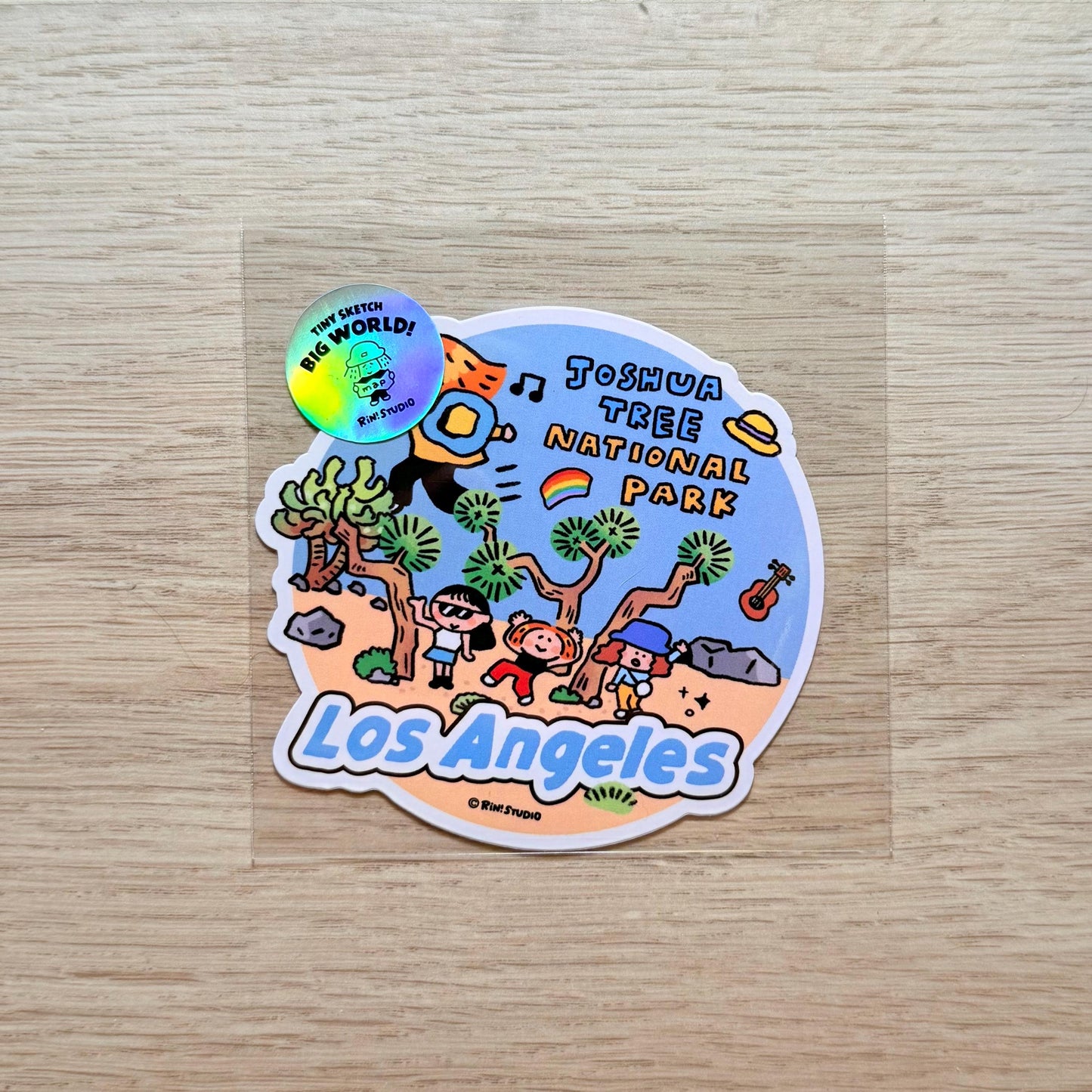 Stickers | Los Angeles | Luggage stickers | Journaling | City | Kawaii Stationery | Imagination | RiN studio original