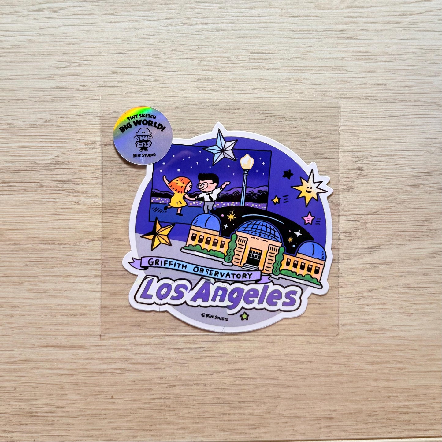 Stickers | Los Angeles | Luggage stickers | Journaling | City | Kawaii Stationery | Imagination | RiN studio original