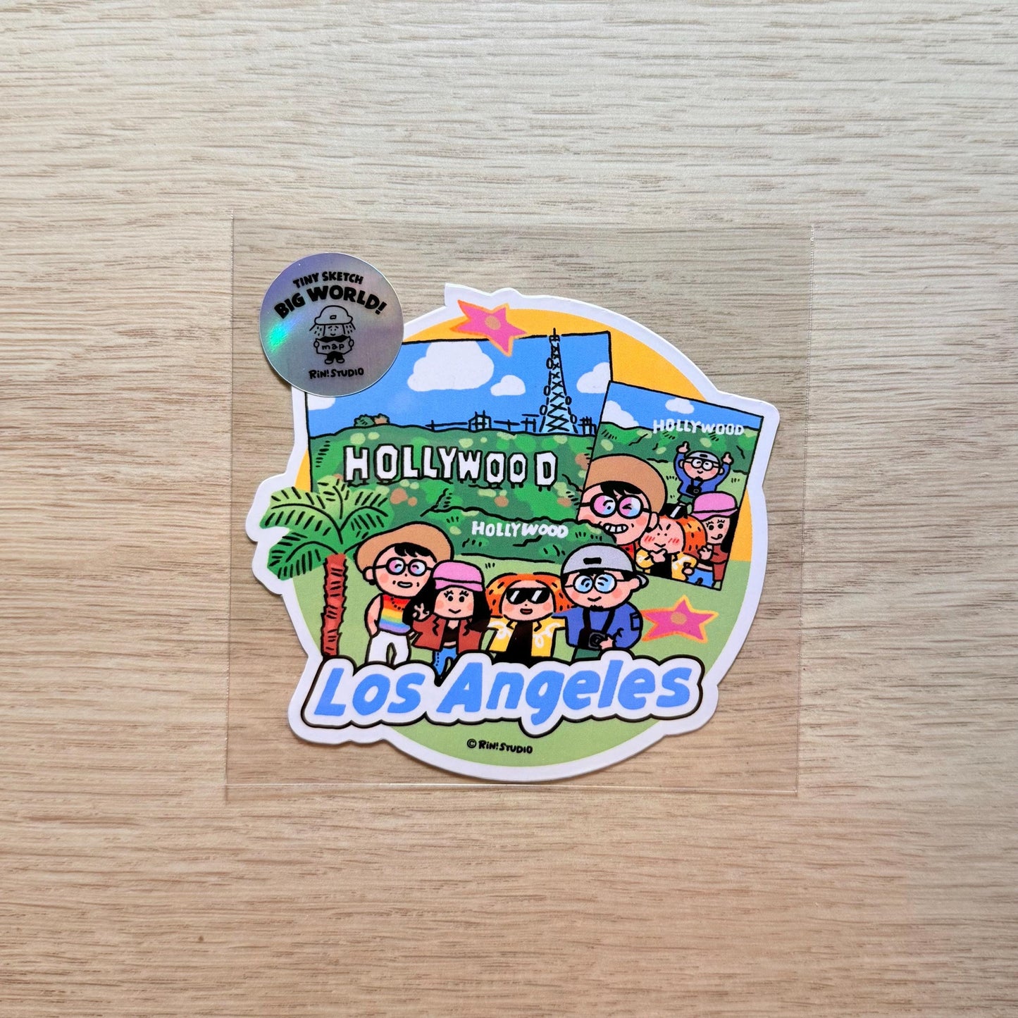 Stickers | Los Angeles | Luggage stickers | Journaling | City | Kawaii Stationery | Imagination | RiN studio original