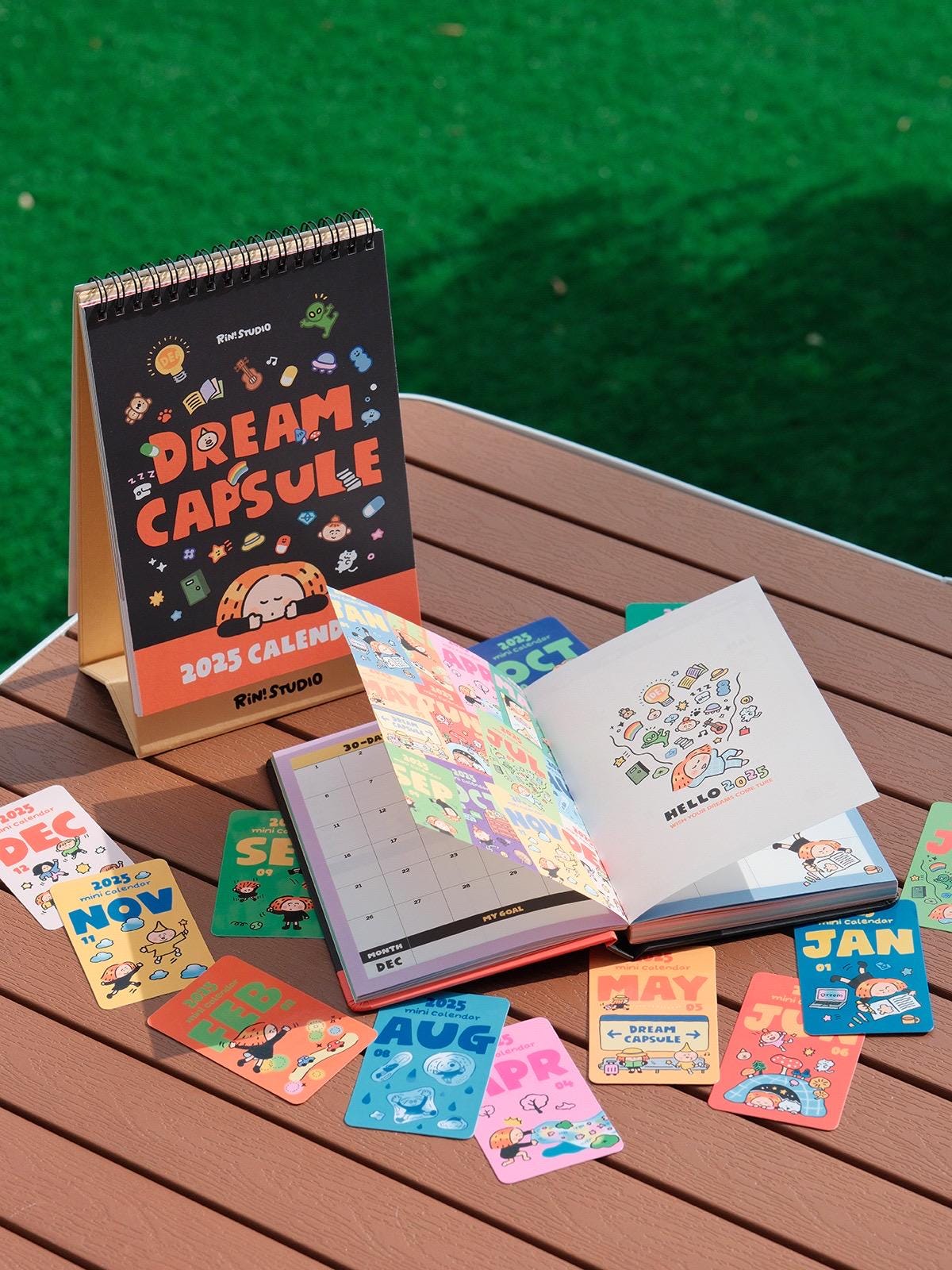 2025 Planner, Calendar Notebook, Schedule Book, Kawaii Journal, Aesthetic Notebook, Cute Journal, B6 Notebook, Stationary, Schedule Journal