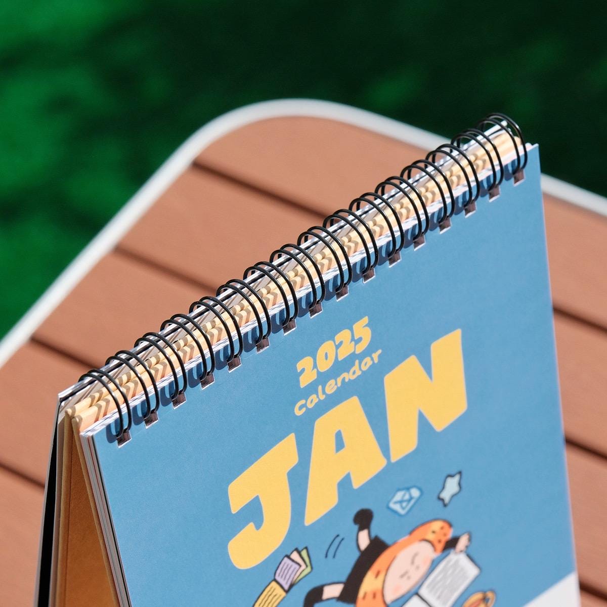 2025 Desk Calendar, 2025 Table Calendar, Monthly Calendar, Kawaii Calendar, Calendar with stand, Cute Calendar, Christmas Gift, Xmas Gift