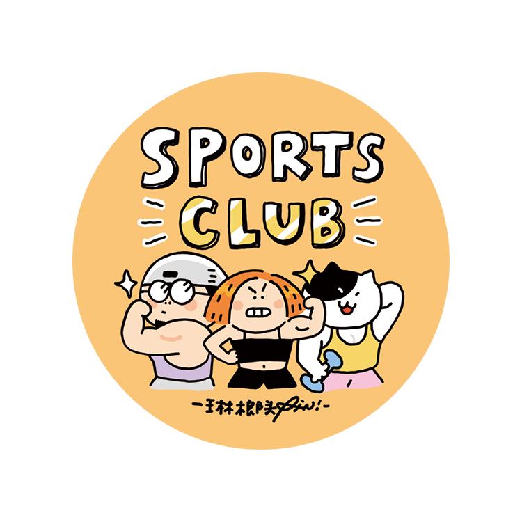 Sports Club Washi Stickers: Kawaii Planner Stickers