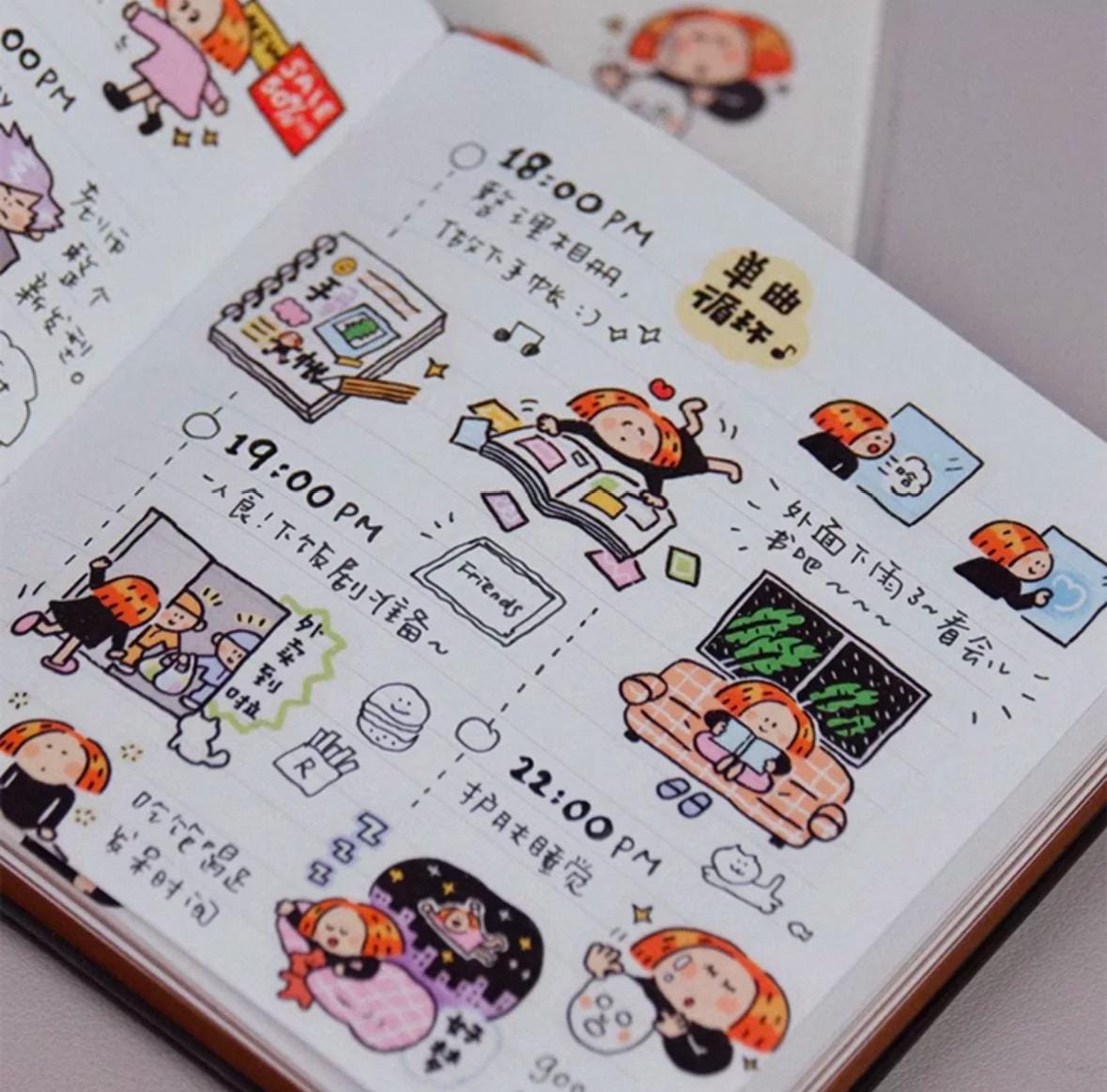 Bullet Journal Stickers, Play Stickers, Fun Stickers, Party Stickers, Planner Stickers, Kawaii Journal Stickers, Diary Stickers, V15