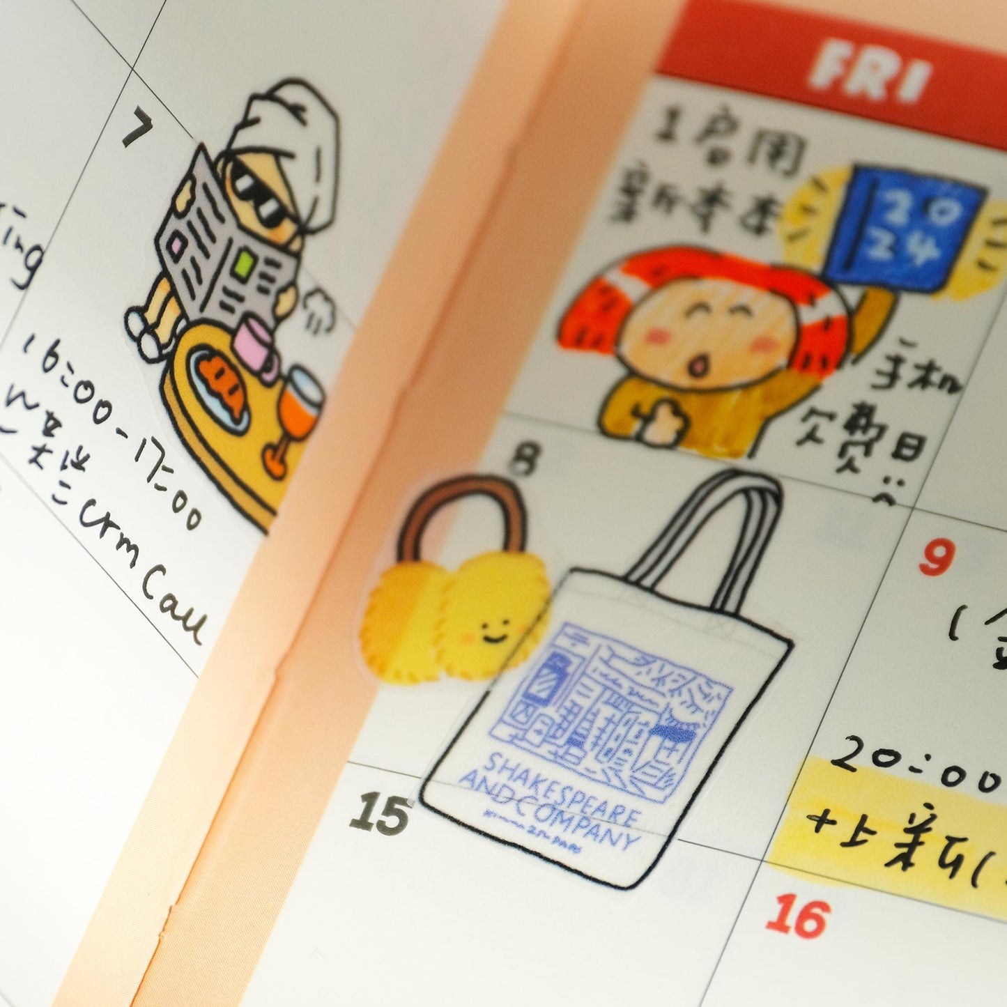 OOTD Fashion Stickers: Kawaii Planner Stickers - Autumn & Winter