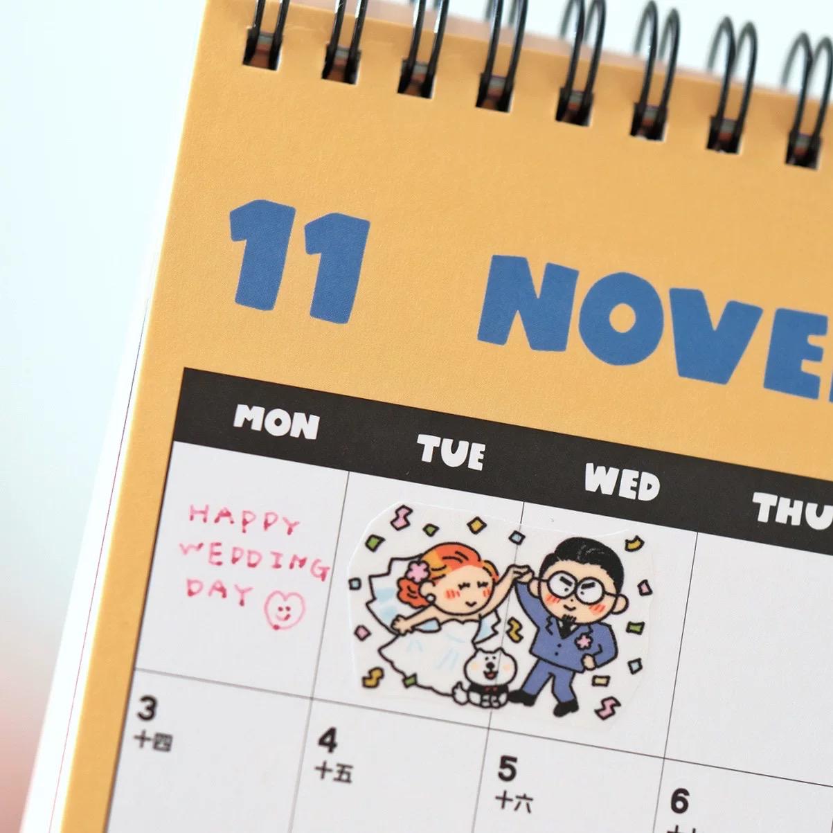 Wedding Day Kawaii Journal Stickers - RiN! Studio