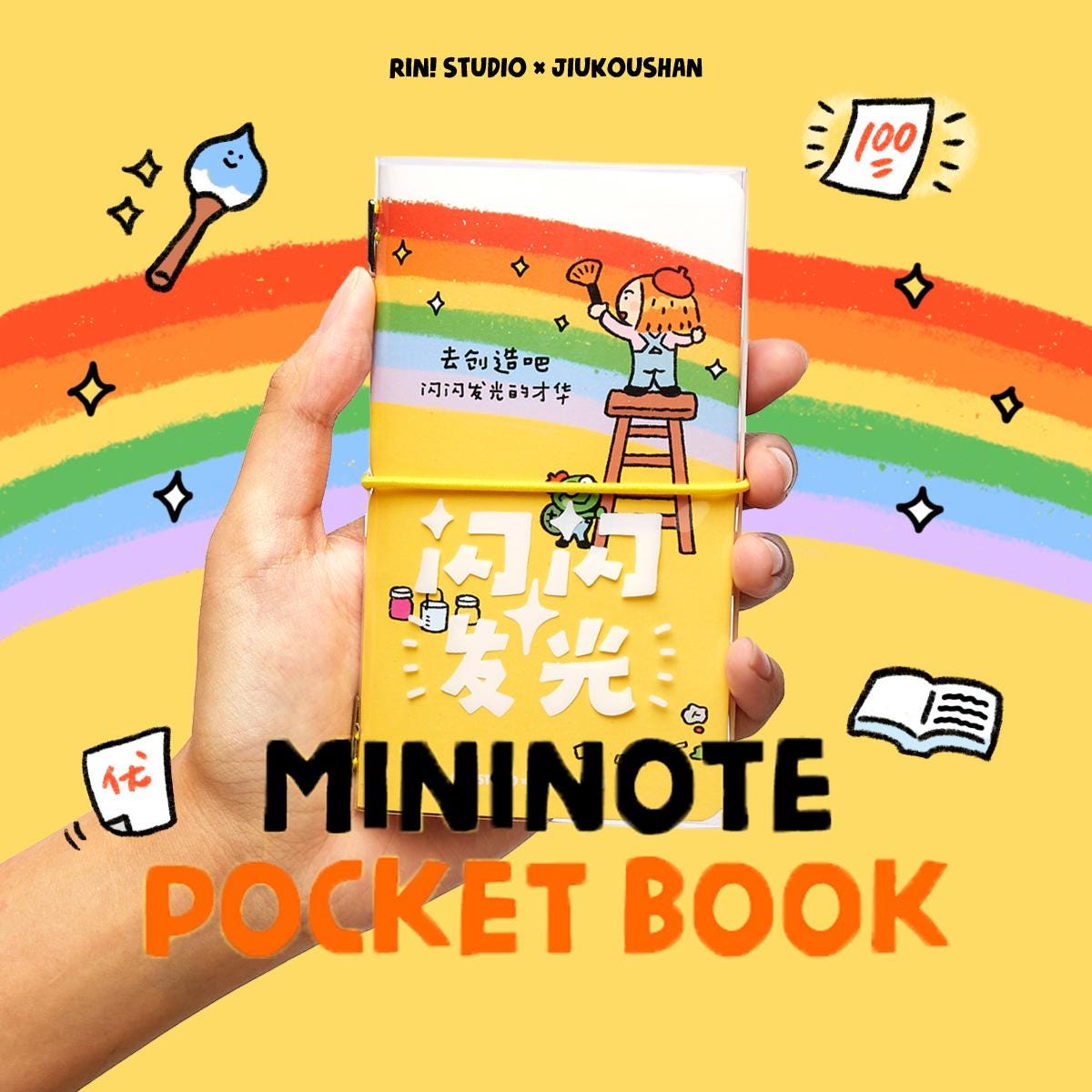 Mini Pocket book, Journal, Mini Memo, Mini Todo, Notebook, Cute Stationery, Replaceable, A7 pocket book, Mini notebook, notebook in hand
