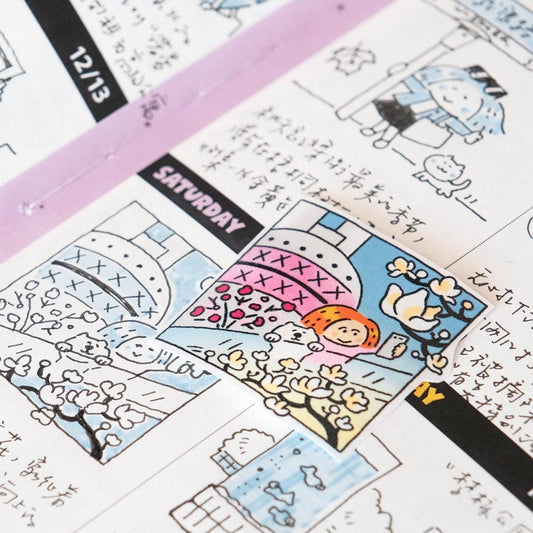 Shanghai City Walk Stickers: Travel Journal Embellishments