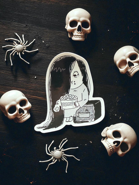 Halloween Vinyl Stickers, Horror Moive, Shining, Orphan, Sadoko, Bottle Sticker, Waterproof