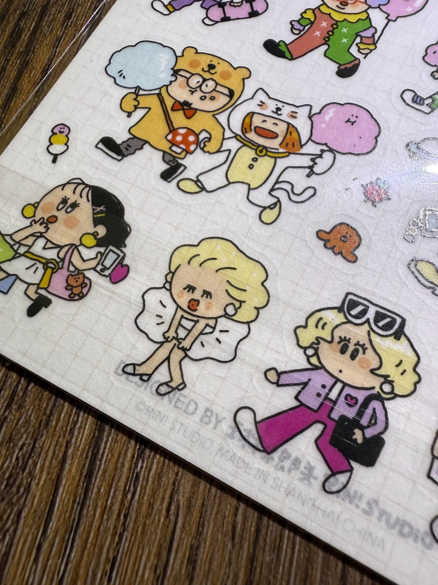 Kawaii Large Washi Tape Stickers: Crowd world, diversity sticker, Rainbow sticker, Pride Sticker, LGBT+ sticker