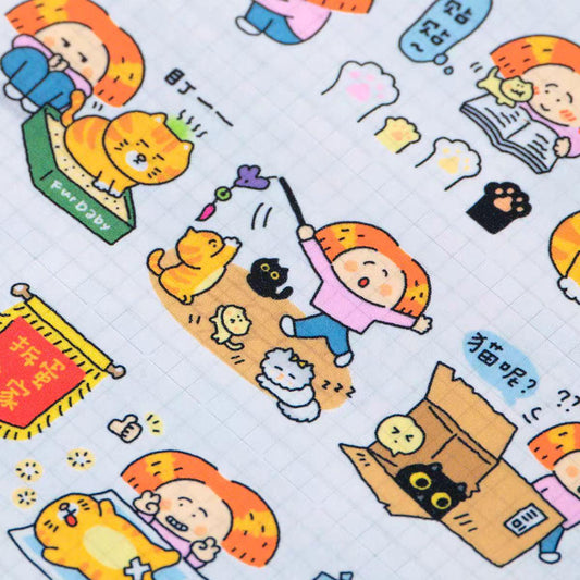 Cat Stickers | Kawaii Fur Babies Journaling Stickers