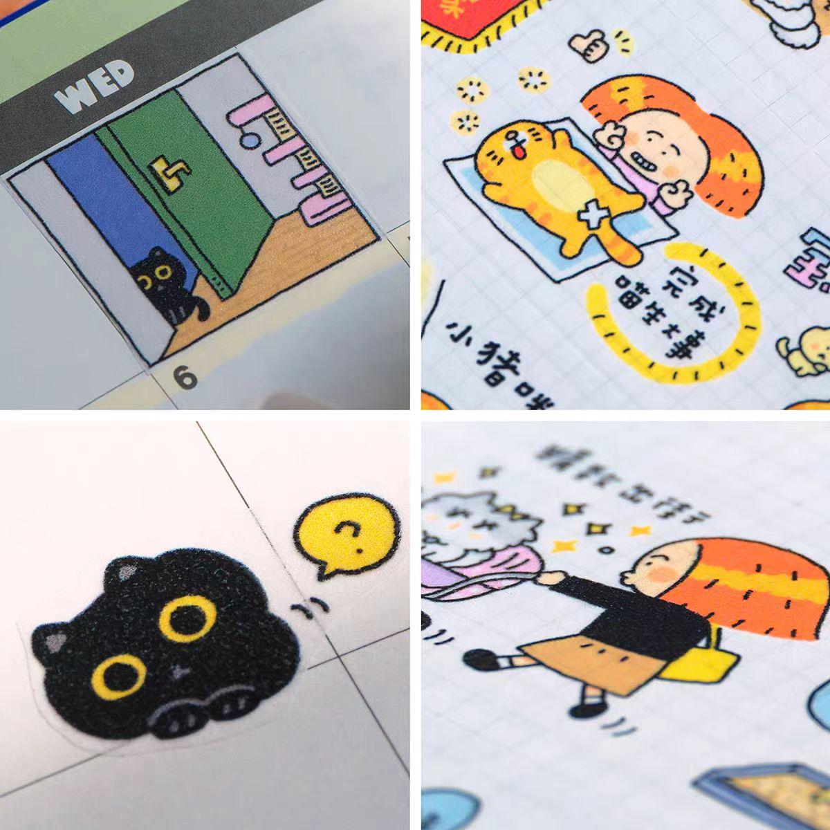 Cat Stickers by RiN Studio – multiple designs overview