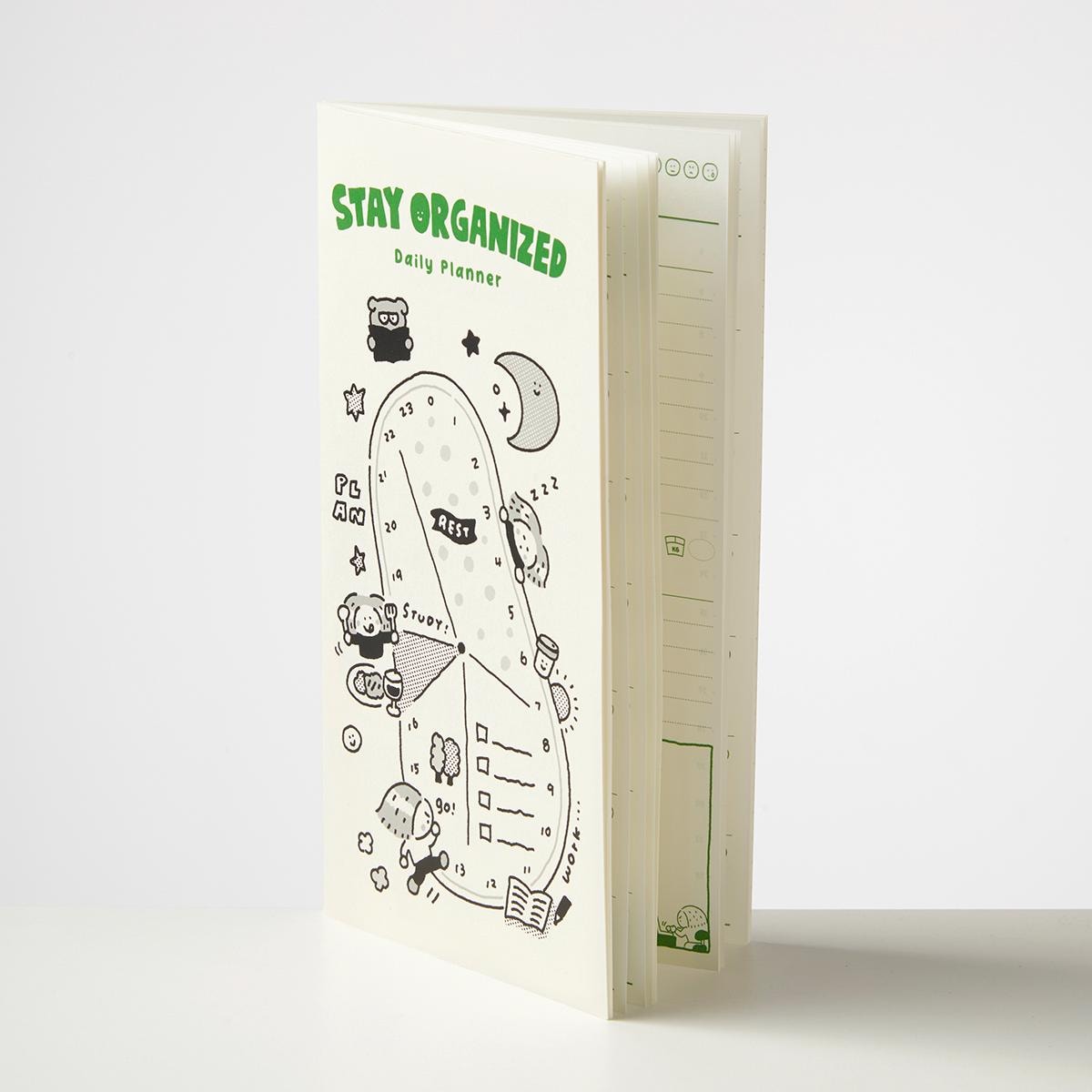 Traveler's Notebook Refill Daily, Weekly, Monthly Planner | Functional TN Insert | RiN! Studio