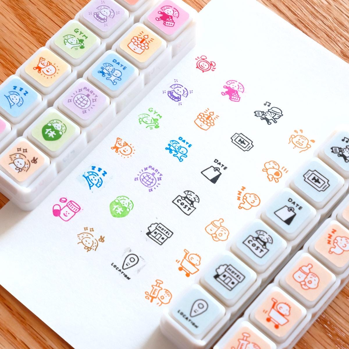Mini 6 in 1 stamps - Everyday - Portable size