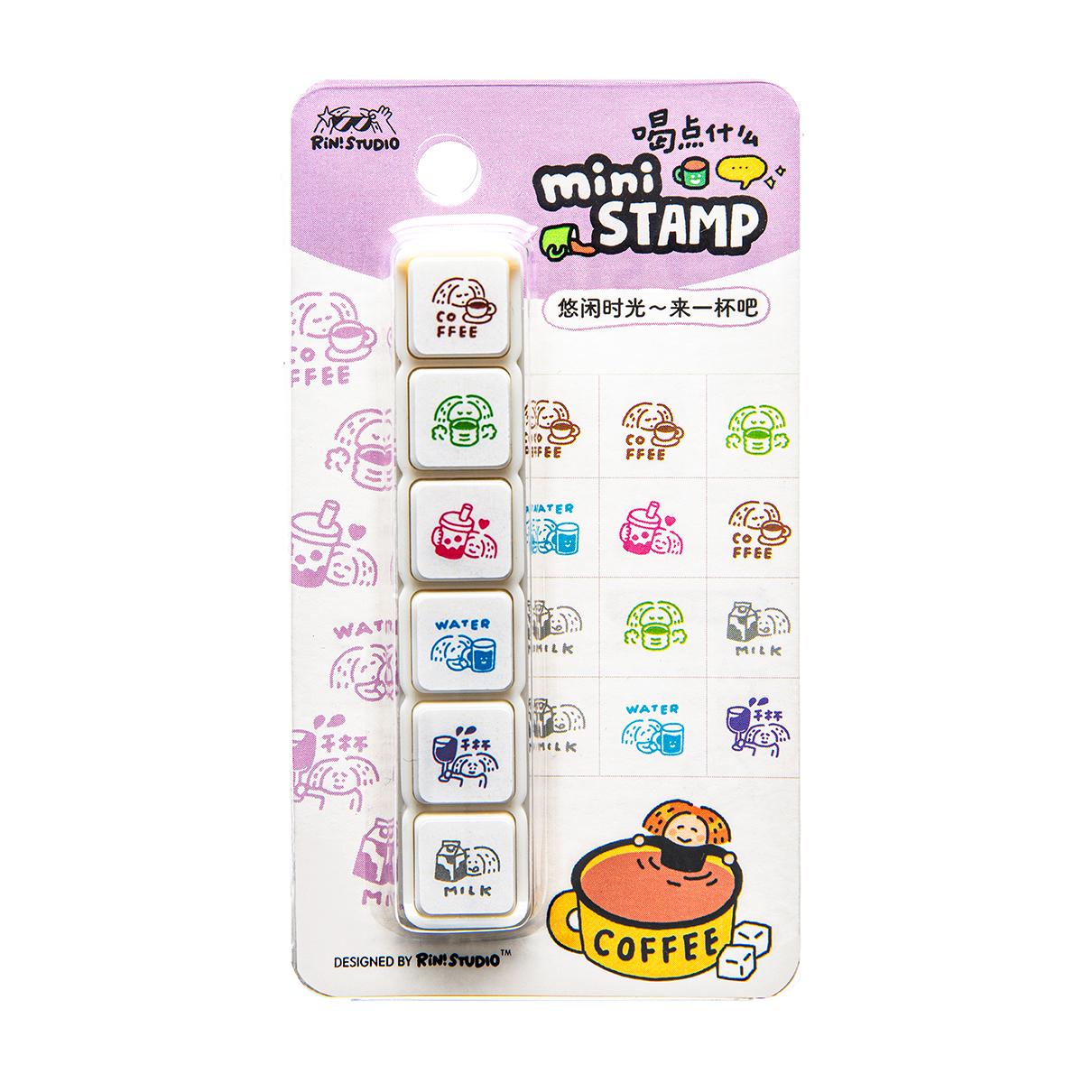 Mini 6 in 1 Stamps - Drinks - Portable size by RiN Studio – styling inspiration photo