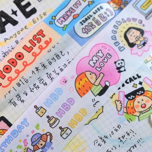 Before Anyone Else Washi Tape Roll, K-Pop Idol Concert Fan, RiN! Studio