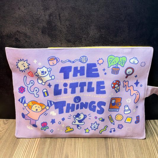 The Little Things Roll-Up Pencil Case – Cute Kawaii Pen Roll Pouch | RiN Studio