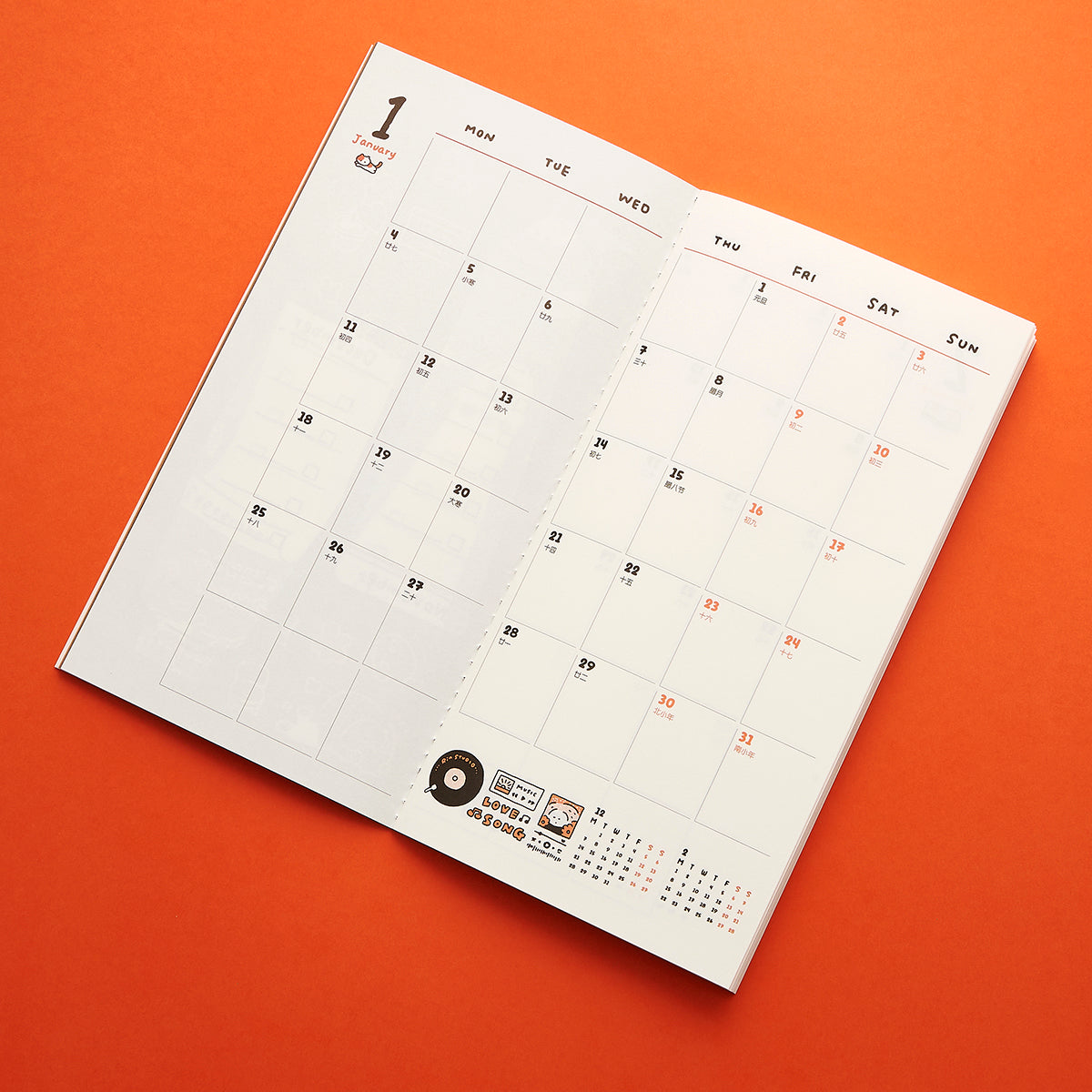 2027 Planner: TN size monthly Schedule Book - The Little Things - Pre Order