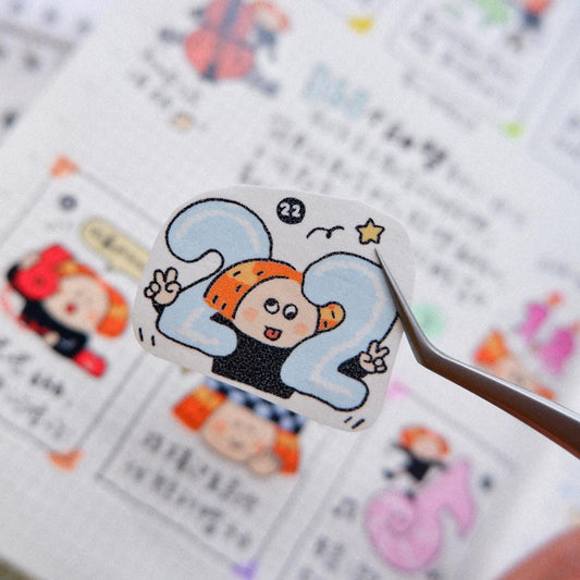 Washi Tape - Day Dreams | Number | Vol 24