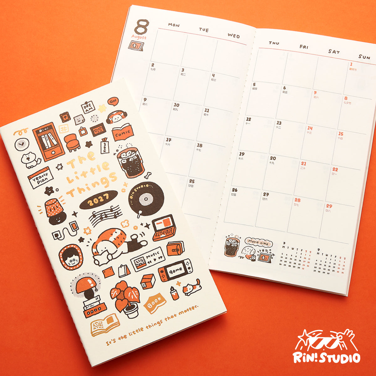 2027 Planner: TN size monthly Schedule Book - The Little Things - Pre Order