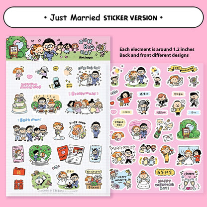 Our Wedding Stickers | Just married |  Vol 45