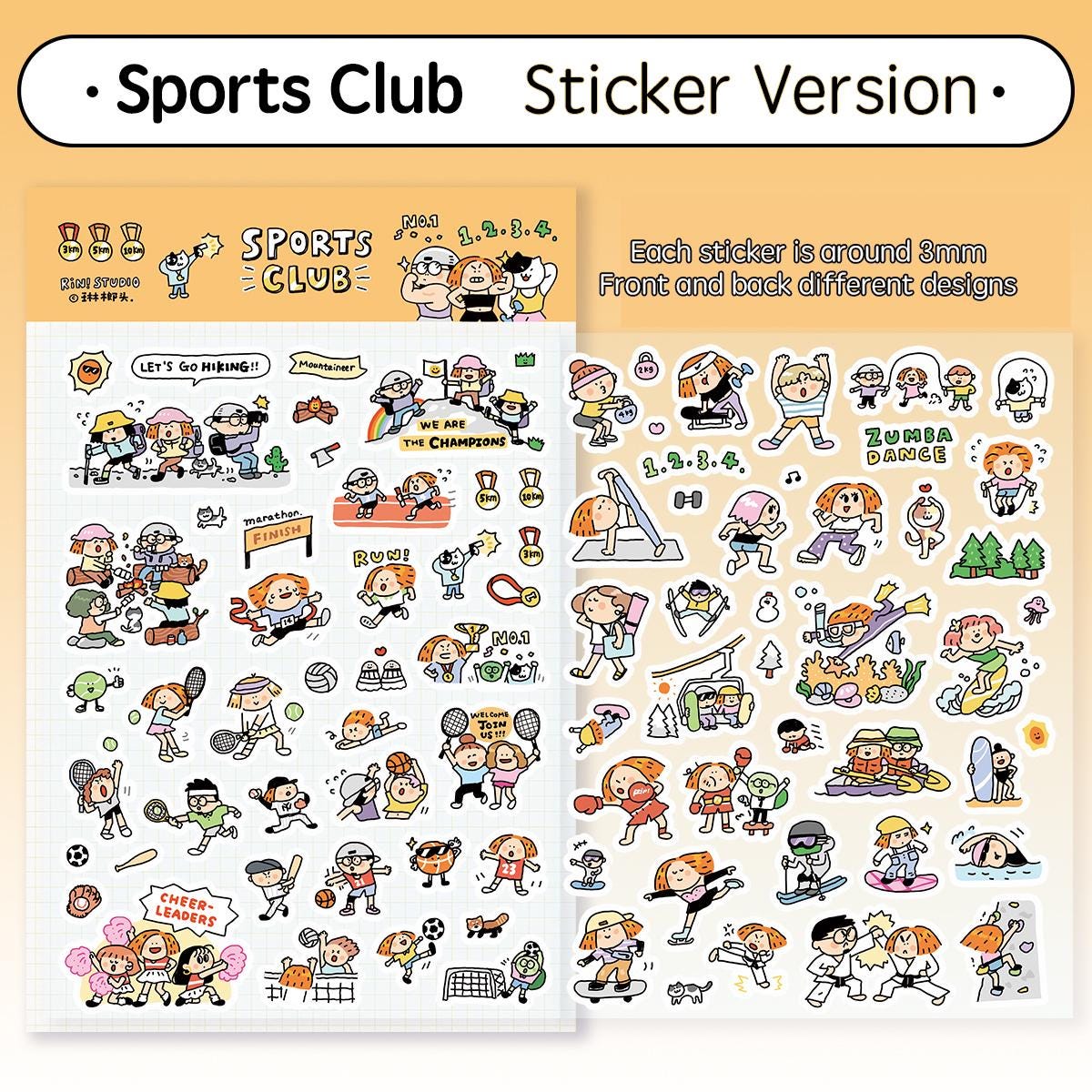 Washi Tape - Sports Club | Work Out | Vol 7