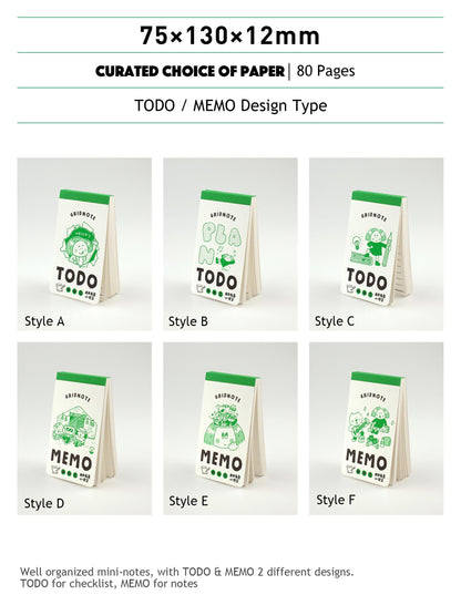 Pocket Notebook | Mini Memo | Mini Todo | Stay Organized