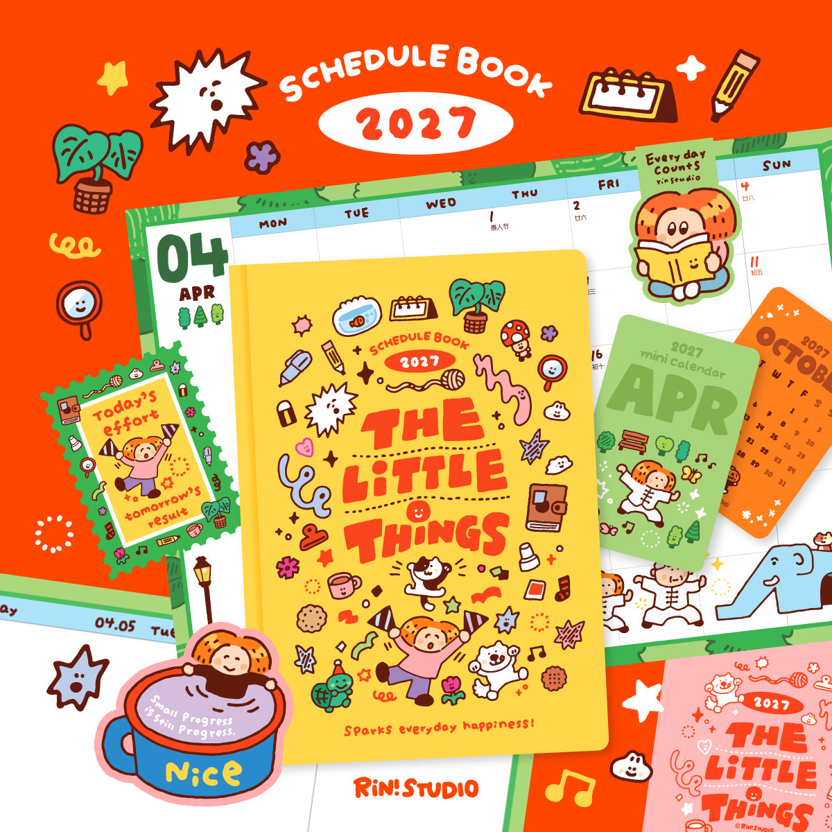 2027 Planner: B6 Schedule Book - The Little Things - Pre Order
