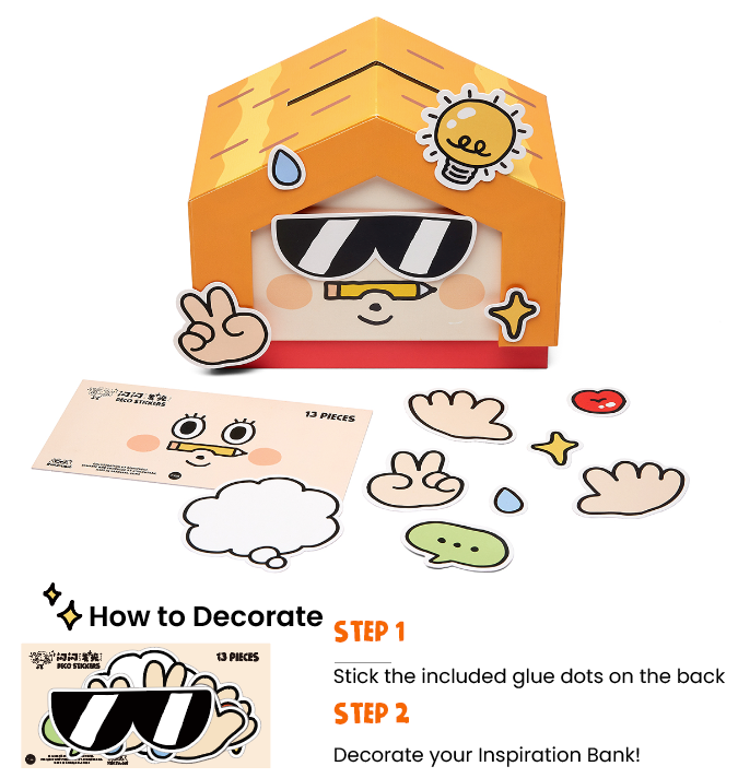 Shining Box Inspiration Bank – Limited Edition Stationery Gift Box Set | RiN Studio Desk Decor