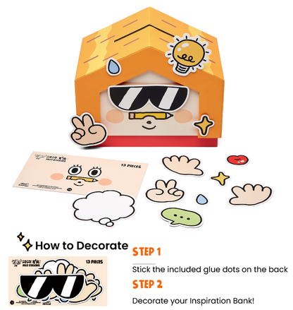 Shining Box Inspiration Bank – Limited Edition Stationery Gift Box Set | RiN Studio Desk Decor