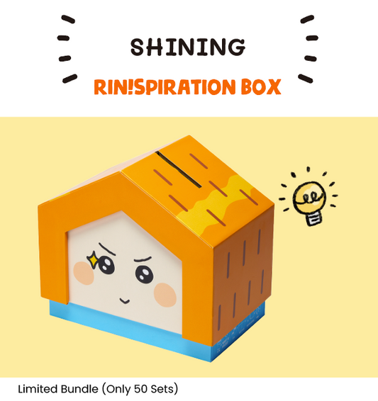 Shining Box Inspiration Bank – Limited Edition Stationery Gift Box Set | RiN Studio Desk Decor