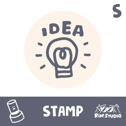 Portable Stamp | Mini Size | 'Idea' & 'Poop'