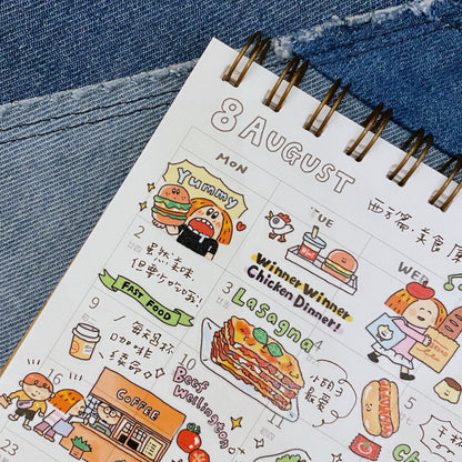 Bon Appetit Western Food Washi Tape - RiN Studio Vol. 11
