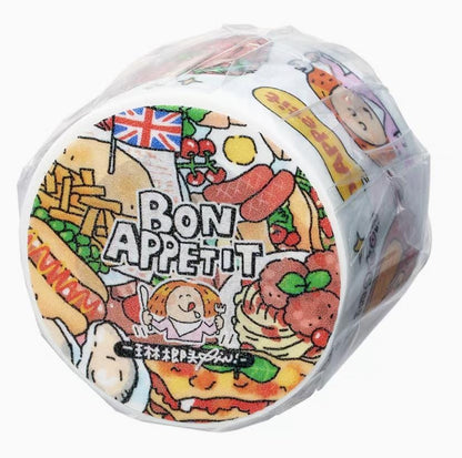 Bon Appetit Western Food Washi Tape - RiN Studio Vol. 11