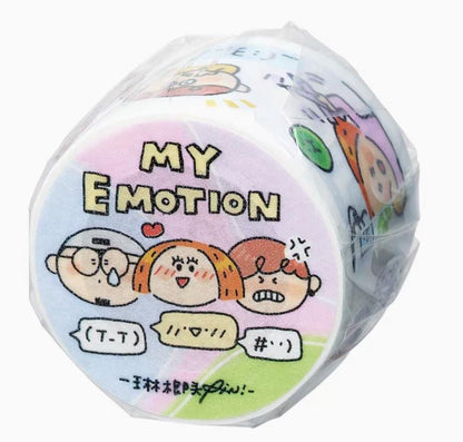 Emotion Washi Tape: RiN Studio Vol. 10, Kawaii Journaling Tape