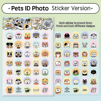 Washi Tape | Dogs | Cats | RiN studio | Pets ID | Vol. 9 | Journaling | Cute Animals | Kawaii Stationery | Crafting Tape