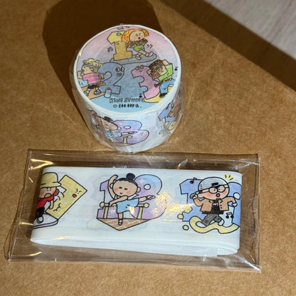 Dance Club Washi Tape: RiN Studio Kawaii Journaling Tape Vol. 22
