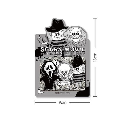 Halloween | Sticker Pack | Scary Movie | Horror | Journaling | Stationery  | RiN studio product | Crafting Tape