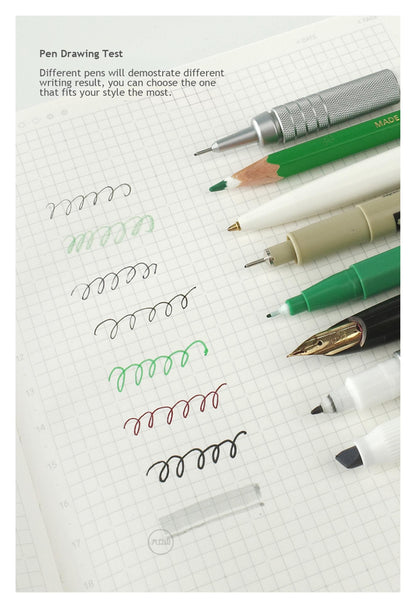 B6 Hardcover Semiannual Journal: RiN Studio Gridnote