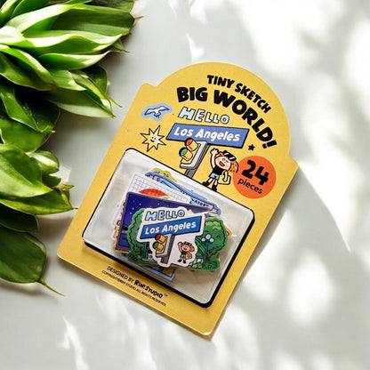 Stickers | Los Angeles | Luggage stickers | Pack | Journaling | City | Kawaii Stationery | Cute | RiN studio original