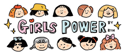 Girl Power Stickers: RiN Studio Kawaii Journal Stickers