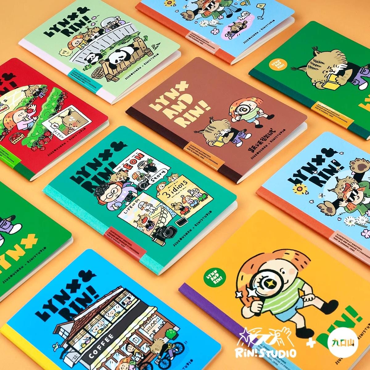 RiN Studio B6 Notebook: Illustrated Planner, Journal, Sketchbook