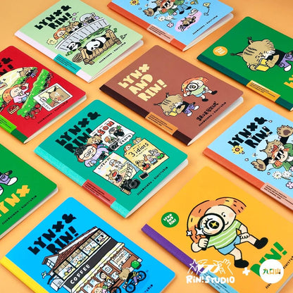 RiN Studio B6 Notebook: Illustrated Planner, Journal, Sketchbook